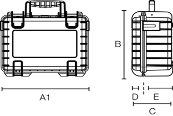 Afmetingen Veiligheidskoffer